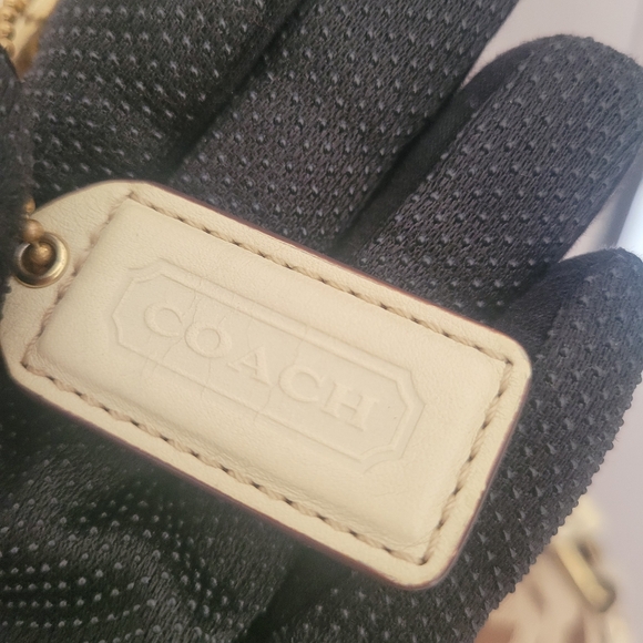 EUC Large Coach Carly Slouch Bag Purse Brown Signature Cs Print 2007 - Picture 3 of 13